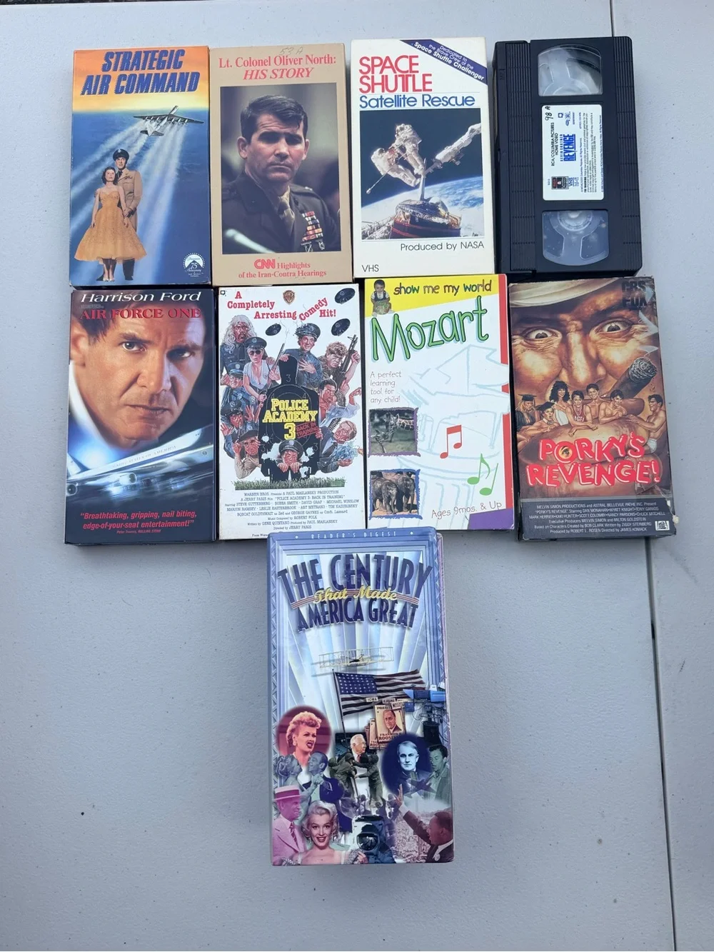 Assorted Movie VHS Collection CDs  & DVD vintage 65 Pieces total